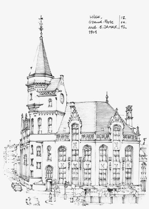 关键词 : 建筑,手绘,线描,速写,线稿