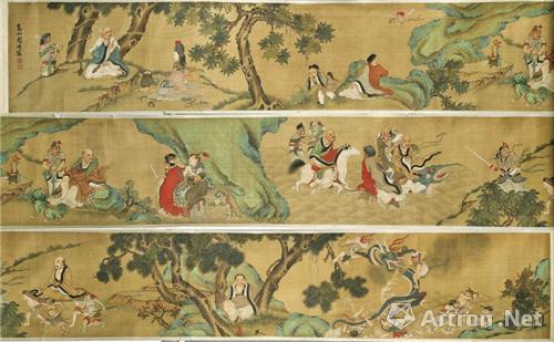 拍品121号,清代琺瑯彩板,估价:$15,000-$20,000.