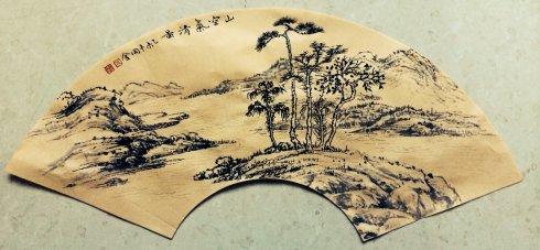 [转载]山水扇面小品