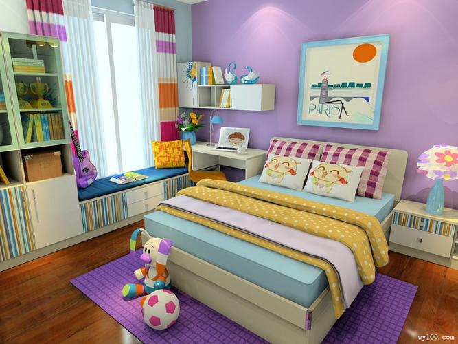 小户型吊顶卧室效果图 14㎡整体摆放整齐大方