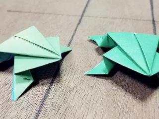 创意折纸造型漂亮的皇冠手镯方法简单可以教孩子