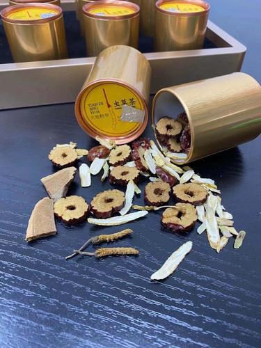 虫草小罐茶 虫草茶 12罐/20罐/套2条虫草一罐一手货源