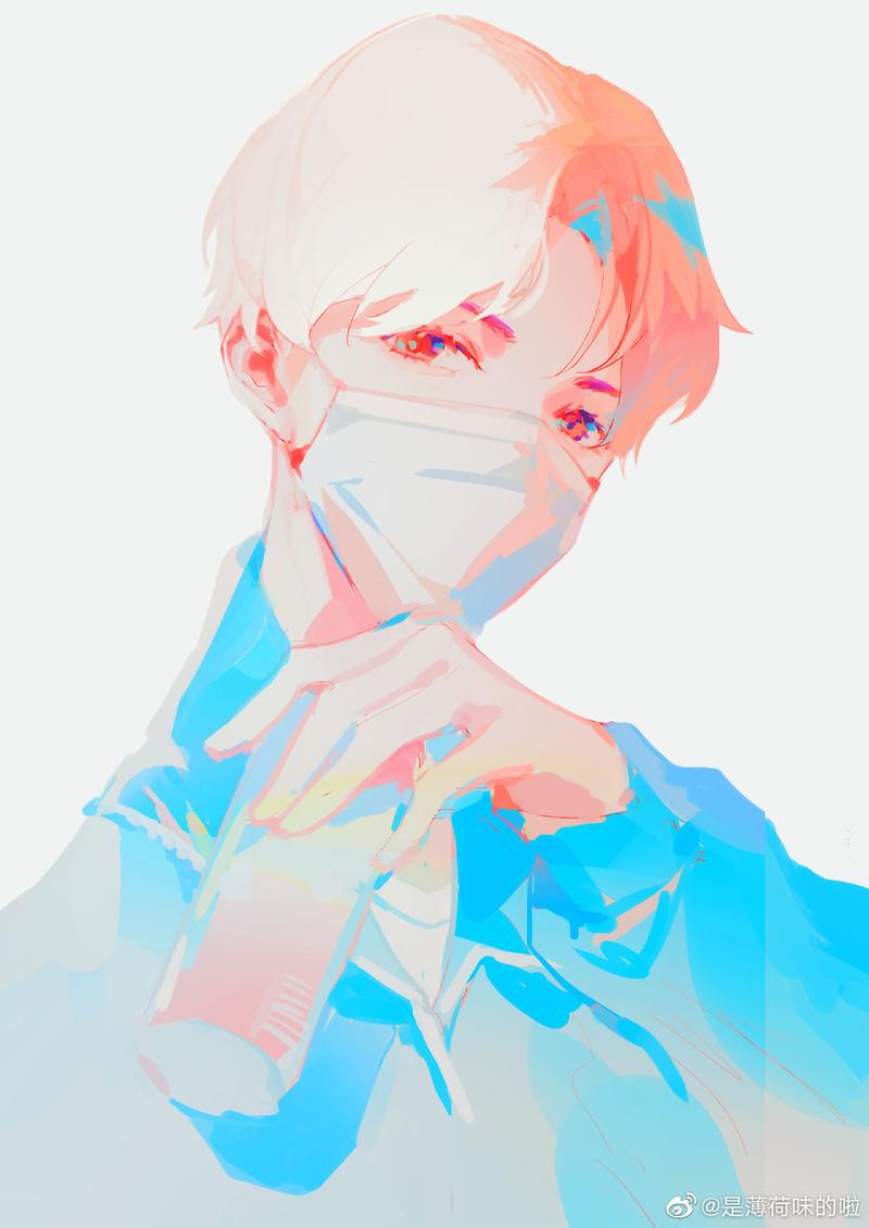 [tfboys][分享]210410 粉丝手绘漫画版粉色发色的王源