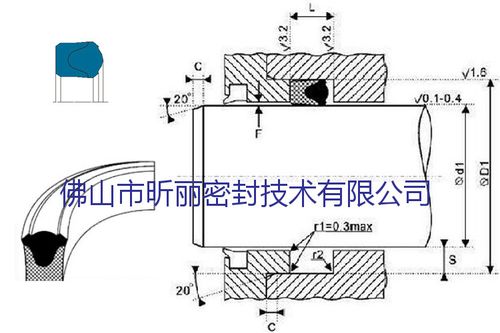 当前热销s8橡胶夹布油封蕾型u形圈组合密封圈活塞杆专用厂家直销tgo