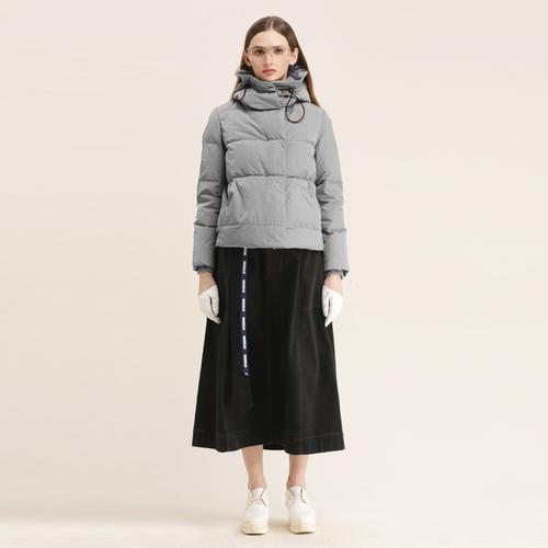 希色myscissors商场同款90%白鸭绒连帽短羽绒服