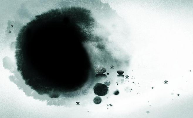 水墨韵味淡雅ppt背景图片无水印看图ppt素材吧百度贴吧