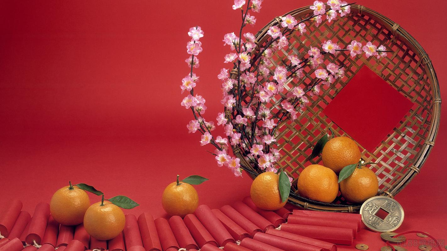 2013蛇年贺喜新春红色桌面壁纸(二)