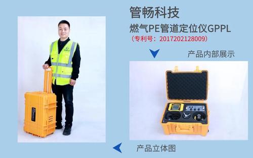 管畅科技携燃气pe管道定位仪gppl荣耀入驻上海地下管网展!