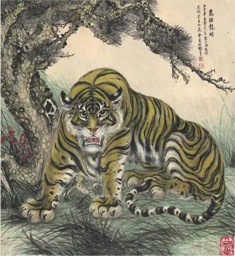 虎虎生威迎新年盘点高价虎题材作品