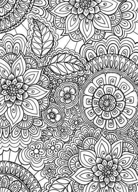 素材| 黑白纹样,你要的装饰画纹样来啦!