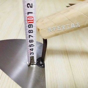 东北大铲纯手工瓦工大铲半瓜铲砌砖铲灰铲砌墙抹灰刀瓦刀瓦工工具