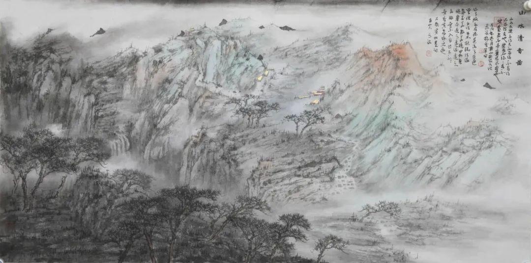 著名画家高波论山水画的意境
