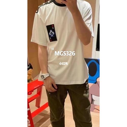 lv扑克牌短袖_短袖_刺绣_路易威登怎么样_mgs怎么样_时尚_穿搭