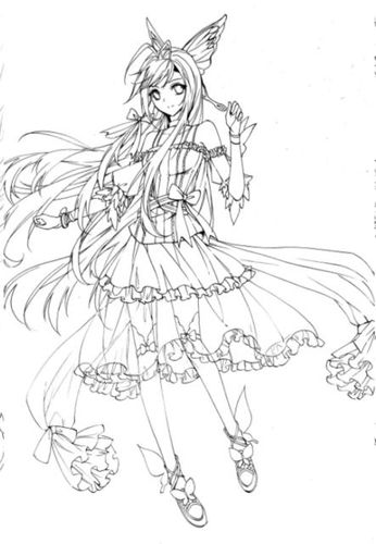 斗罗大陆之小舞简笔画