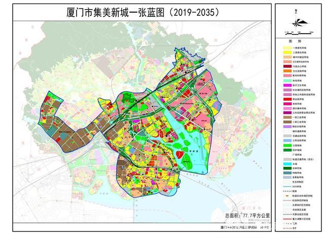 厦门市集美新城一张蓝图(2019-2035)