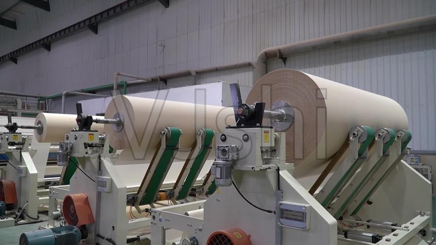 实拍造纸厂车间内部3(1080p)_1920x1080_高清视频素材下载(编号