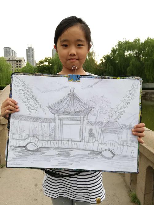 红黄蓝周六丛台公园写生