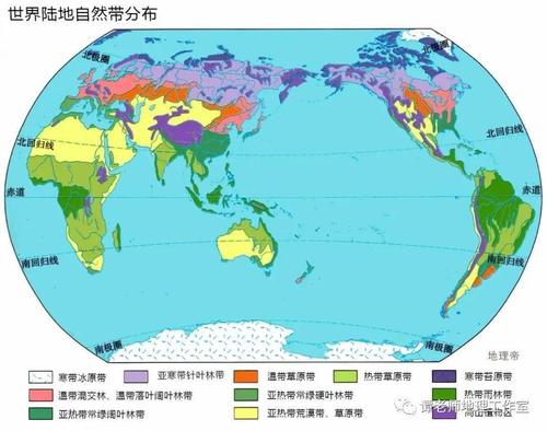 【地理观察】从常用的自然带分布图看气候与自然带的不完全对应