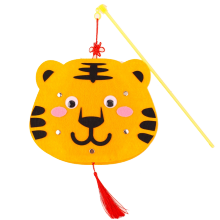 美可meike 元旦节灯笼diy十二生肖不织布灯笼手工小灯笼制作diy材料