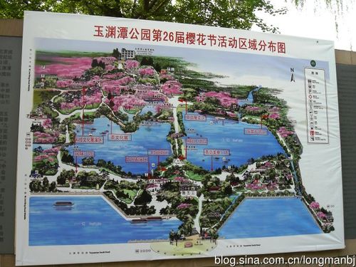 玉渊潭公园里也有西湖(图中间左面)和东湖,公园南面(图中下方)是八一