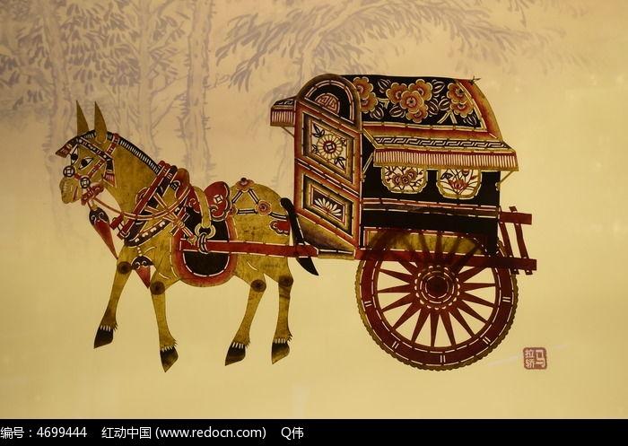 皮影戏马拉车