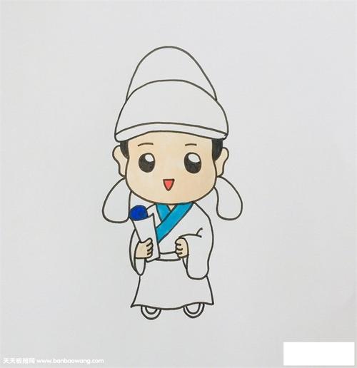 李白怎么画一步一步教