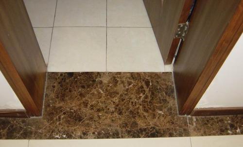 特价天然大理石进口深啡网纹过门石门槛石门槛条尺寸700x150mm内