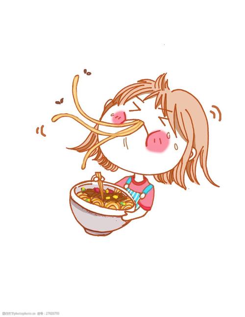 拌面酱卡通形象设计