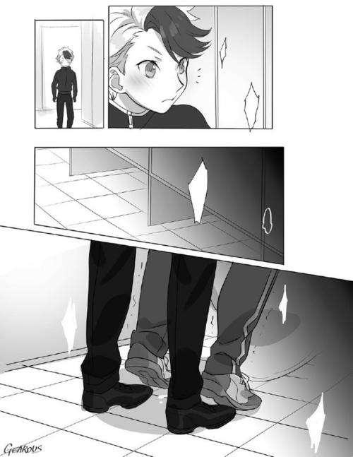 好紧张啊!被可爱的后辈看到了不得了的事情啦![twi:gearous]