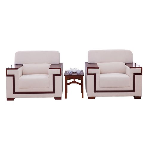 单人贵宾会客接待会议室办公商务洽谈人民大会堂布艺沙发茶几沙发