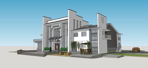 某会所建筑方案设计