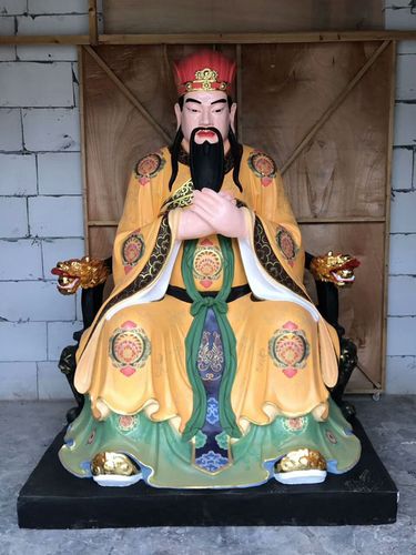 供应信息 新乐市康大园林工程有限公司 康大雕塑玻璃钢神像 王母神像.