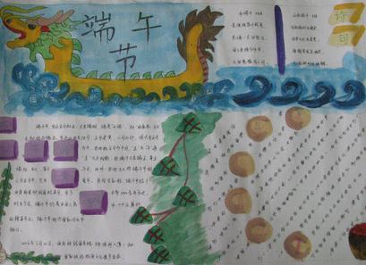 初中生端午节手抄报_初中生端午节手抄报模板