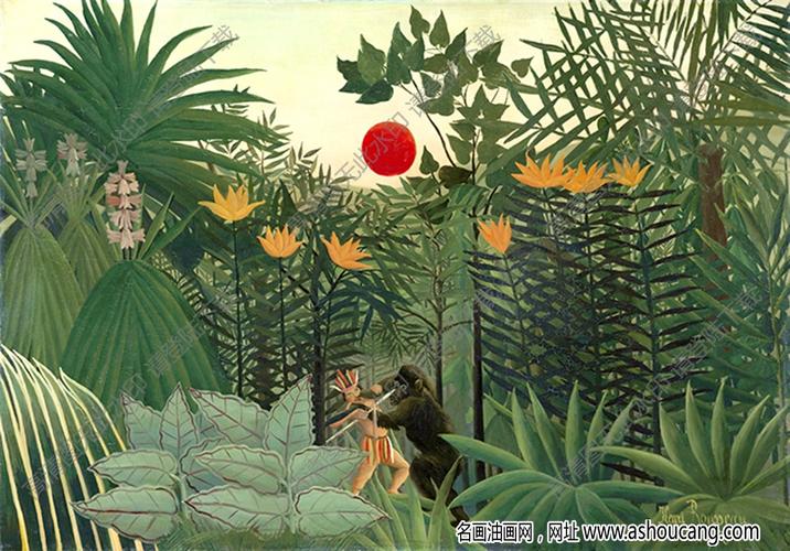 卢梭油画作品高清30下载