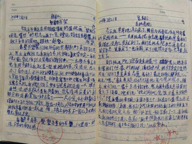 【日记照片】雏鹰竞展翅,少年当自强:向身边的"日记之星"学习!