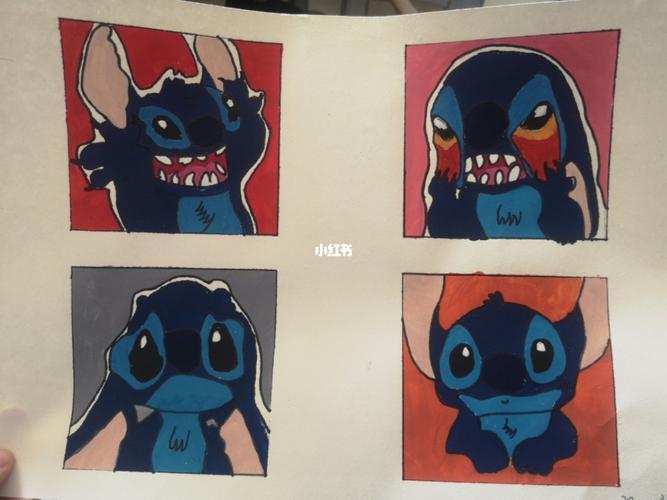 喜怒哀乐水粉画_水粉画_人文_绘画