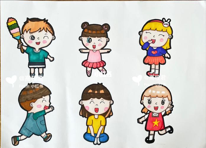 卡通人物简笔画