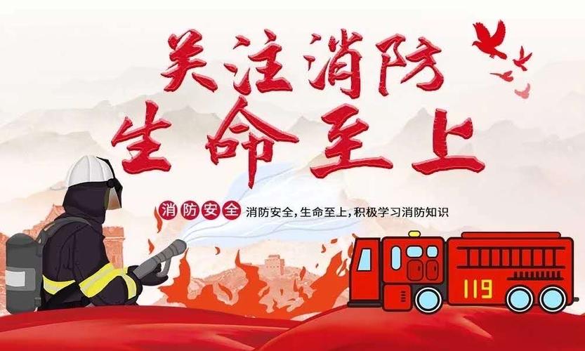 关注消防 生命至上 ——莒口中心小学"119"消防宣传月手抄报评选活动