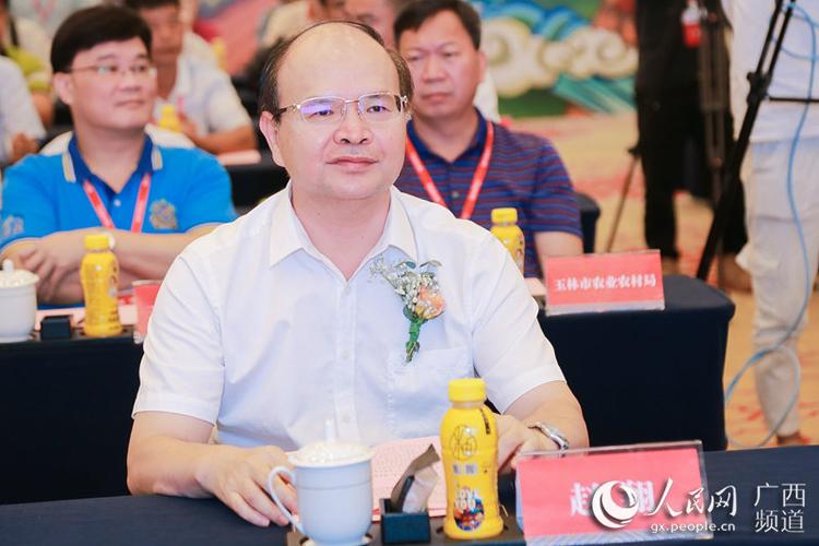 图为容县县委书记赵翔