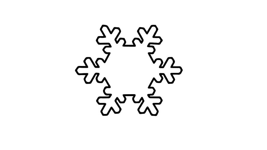 雪花怎么画