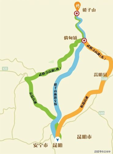 踏春昆明最近的轿子雪山