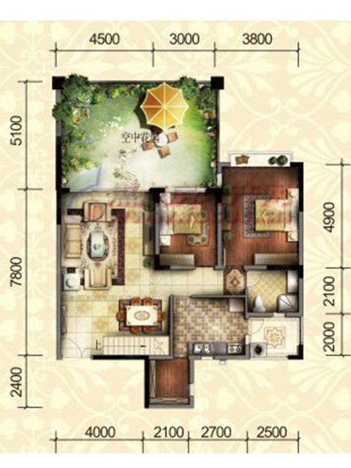 恒大城其他户型_c2户型户型其他户型_案例欣赏-成都房产信息网
