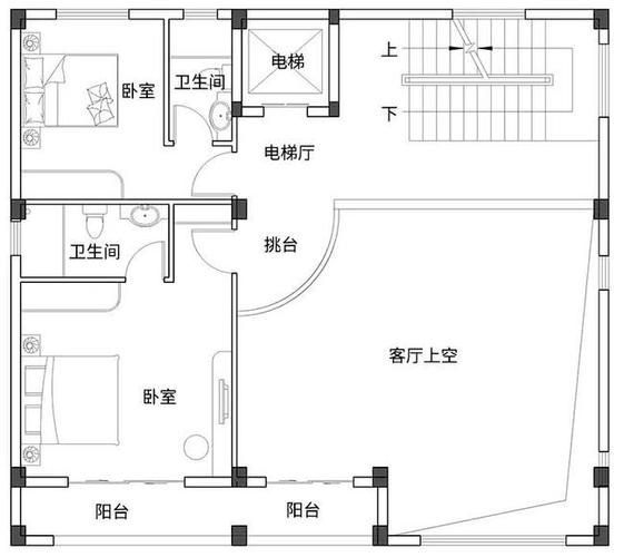 两款4层农村别墅,挑空客厅带电梯,有钱了就这么建