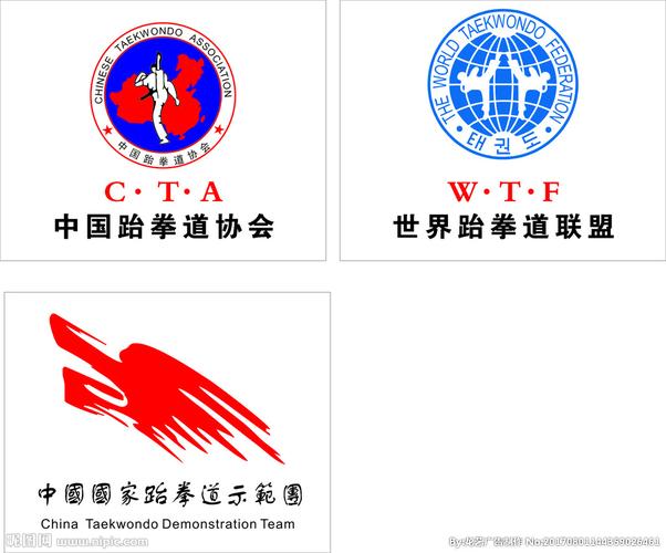 跆拳道协会标设计图__logo设计_广告设计_设计图库_昵