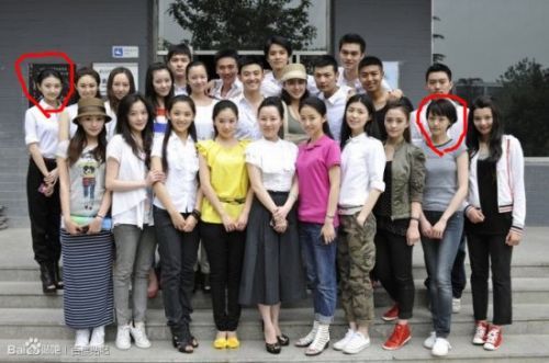 明星毕业合影照 陈赫angelababy郑恺邓超杨幂唐嫣