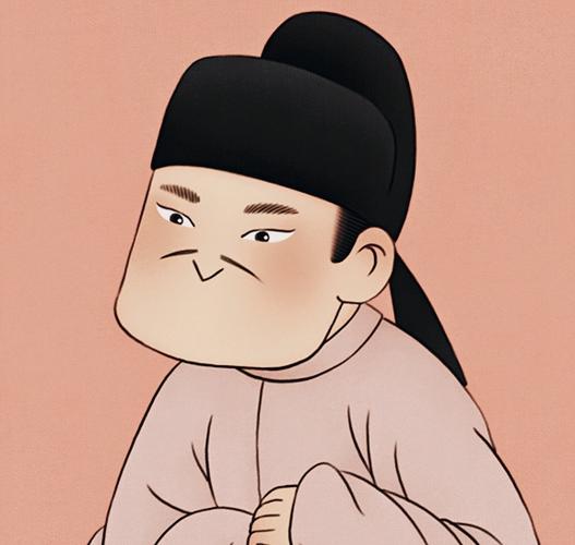 胖脸吉祥 可爱插画 头像 壁纸