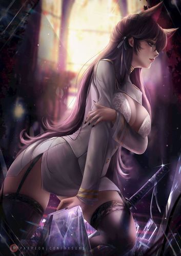 爱宕是舰娘(舰队collectio)atago 碧蓝航线