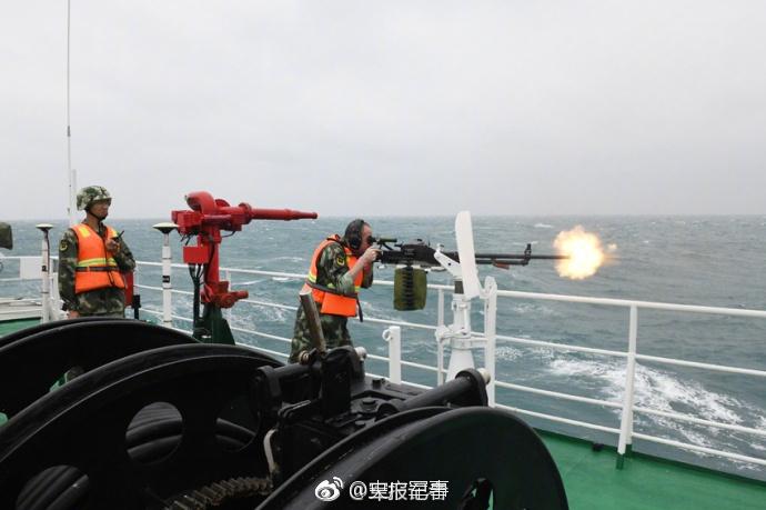海警也有范儿!广东海警二支队开展舰艇实战演练