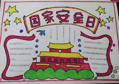 "学党史 知党情 绘心声" 国家安全日手抄报比赛