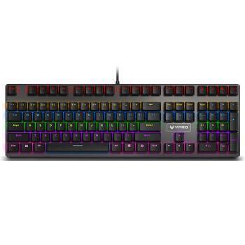 16点:rapoo 雷柏 v700s合金版 混光机械键盘 黑色 黑轴